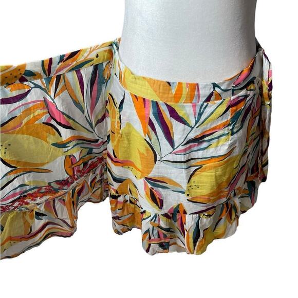 C&C California Lemon Print Mini Skirt – Size Large - Picture 5 of 11